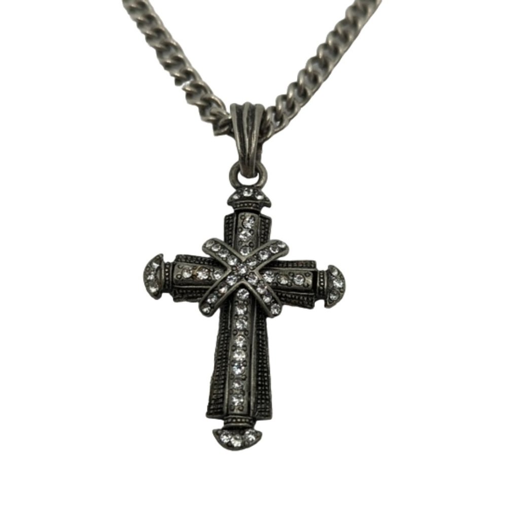 Black Cross with stones